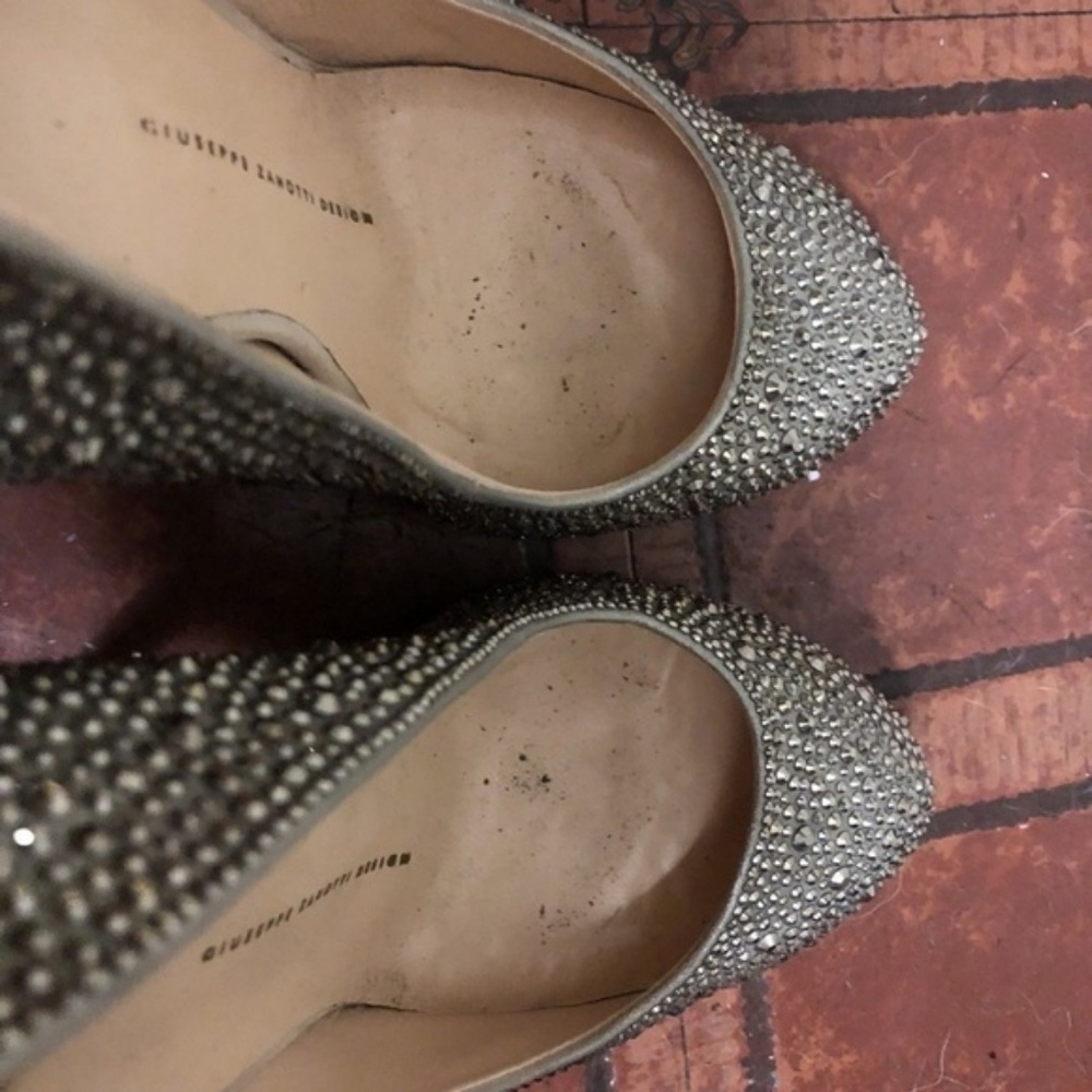 GIUSEPPE ZANOTTI sz 37 US sz 6-6.5 SWAROVSKI Heels - Picture 3 of 8